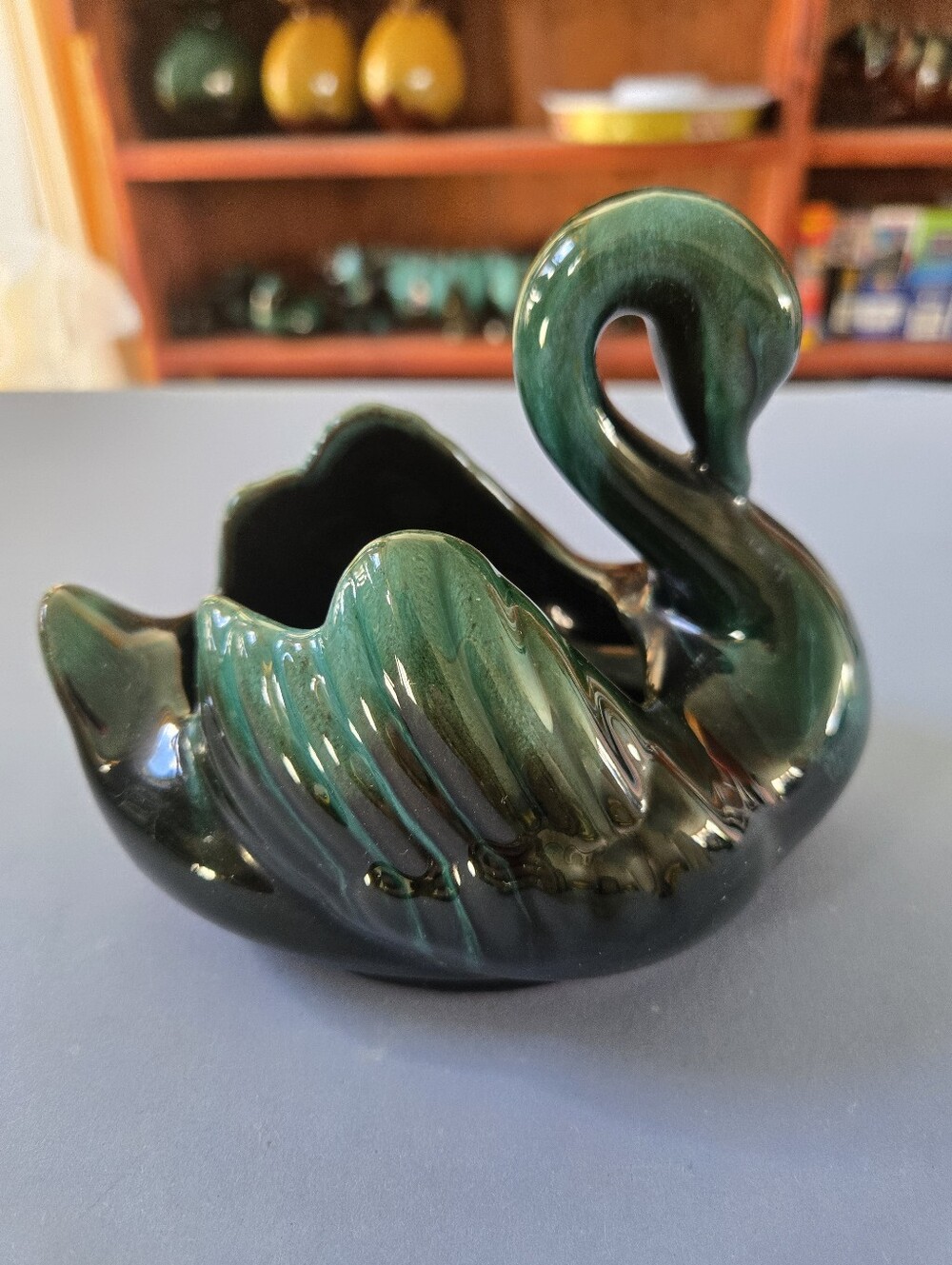 Blue Mountain Pottery Small Swan Planter